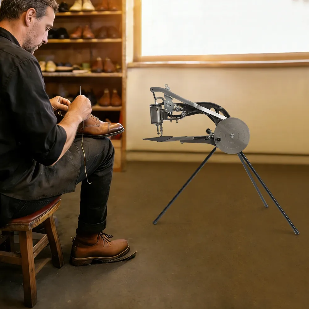 Leder Schuhmacher Nähmaschine manuell 360 Grad einstellbar