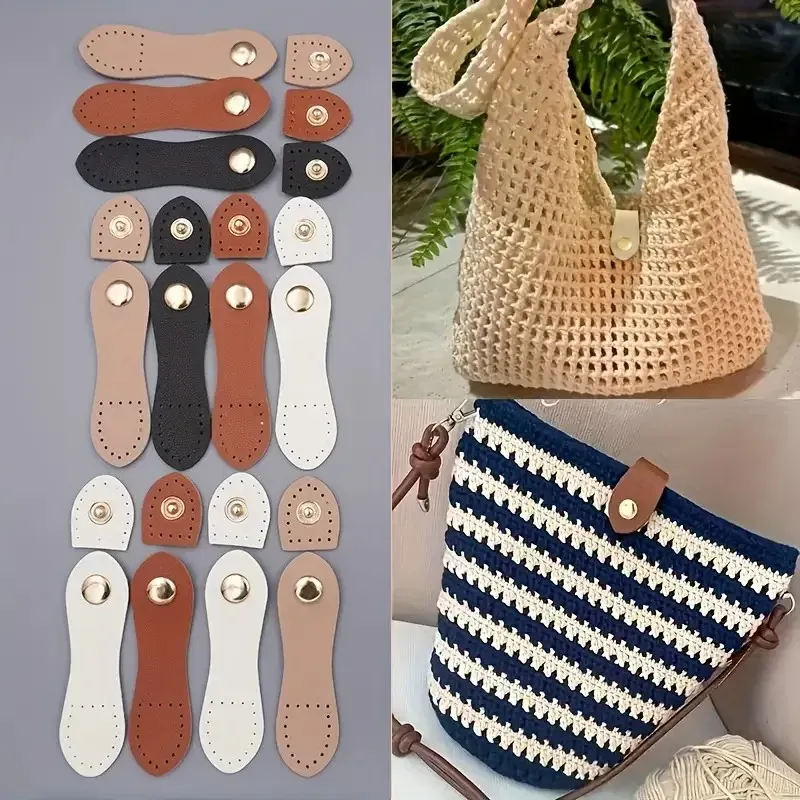 Leder Snap Schnallen Knopf Verschlüsse für Brieftasche Tasche Geldbörse
