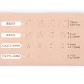 Leder Stempel Set Buchstaben Zahlen Gravur Werkzeug DIY – 5