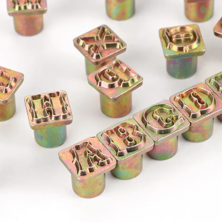 Leder Stempel Set Buchstaben Zahlen Gravur Werkzeug DIY