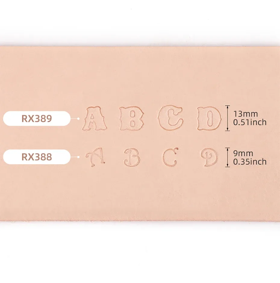 Leder Stempel Set Buchstaben Zahlen Gravur Werkzeug DIY