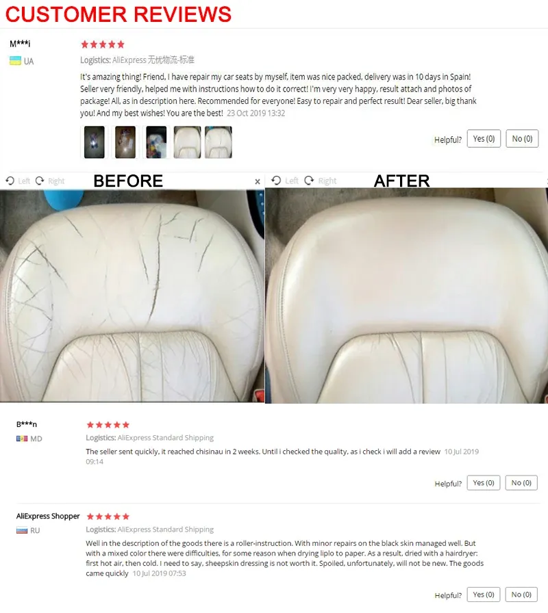Leder Vinyl Reparatur Kit flüssiger Restaurator