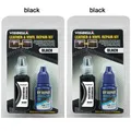 Leder Vinyl Reparaturset Farbgel – Farbe Black Black