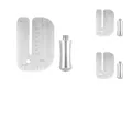 Leder-Ziehbrett Schneidwerkzeug Edelstahl Manuell – Farbe 3pcs