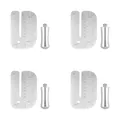 Leder-Ziehbrett Schneidwerkzeug Edelstahl Manuell – Farbe 4pcs