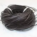 Lederband flach 2 bis 5 mm 5 Meter für DIY Halskette – Farbe brown