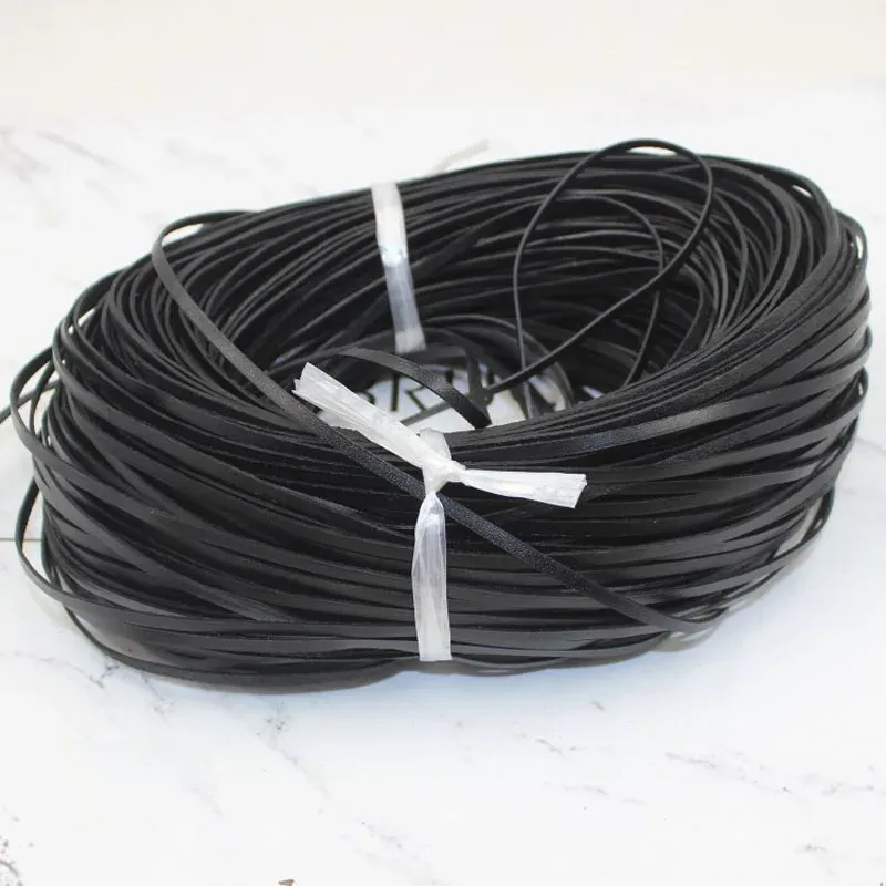 Lederband flach 2 bis 5 mm 5 Meter für DIY Halskette