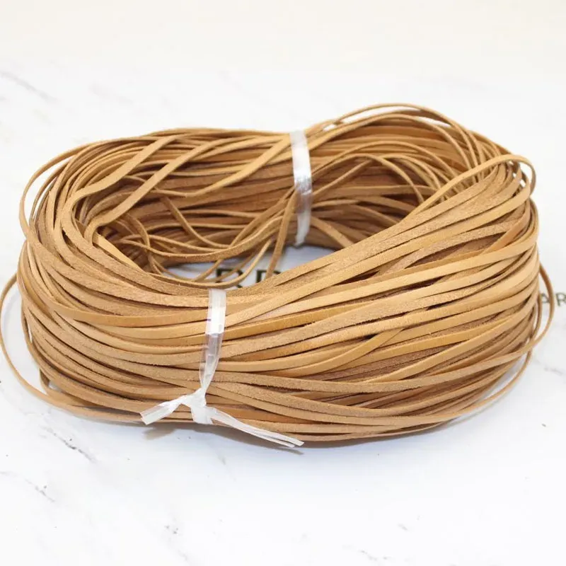 Lederband flach 2 bis 5 mm 5 Meter für DIY Halskette