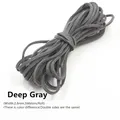 Lederband flach Mikrofaser 3 mm 5 Meter für DIY Perlen – Farbe Deep Grey