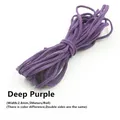 Lederband flach Mikrofaser 3 mm 5 Meter für DIY Perlen – Farbe Deep Purple