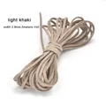 Lederband flach Mikrofaser 3 mm 5 Meter für DIY Perlen – Farbe light Khaki