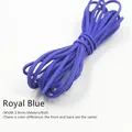 Lederband flach Mikrofaser 3 mm 5 Meter für DIY Perlen – Farbe Royal Blue