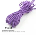 Lederband flach Mikrofaser 3 mm 5 Meter für DIY Perlen – Farbe Violet