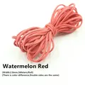 Lederband flach Mikrofaser 3 mm 5 Meter für DIY Perlen – Farbe Watermeter red