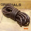 Lederband flach und rund 1 bis 20 mm für Schmuck – Farbe round 5mm