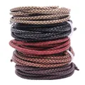 Lederband geflochten 3 bis 5 mm 1 Meter für DIY Armband – 1