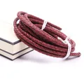Lederband geflochten 3 bis 5 mm 1 Meter für DIY Armband – 2