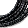 Lederband geflochten 3 bis 6 mm für Schmuck und Basteln – 3