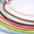 Lederband rund 2 Meter 6 mm PU für Halskette Armband – 6