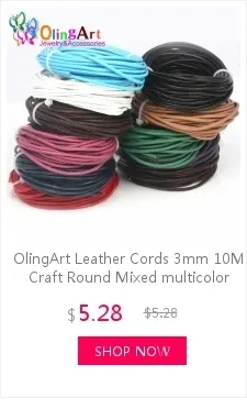Lederband rund 2 Meter 6 mm PU für Halskette Armband