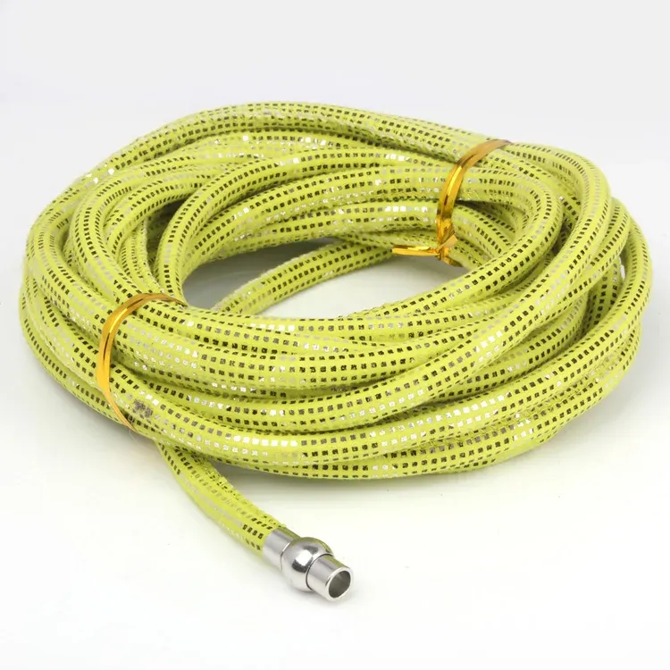 Lederband rund 2 Meter 6 mm PU für Halskette Armband