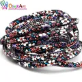 Lederband rund 2 Meter 6 mm PU für Halskette Armband – Farbe HPU008  6MM  2M