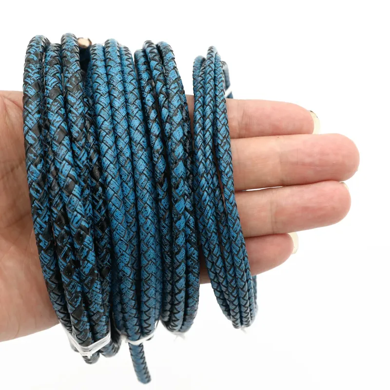 Lederband rund 3 bis 6 mm für Armbänder