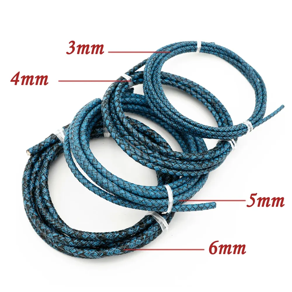 Lederband rund 3 bis 6 mm für Armbänder