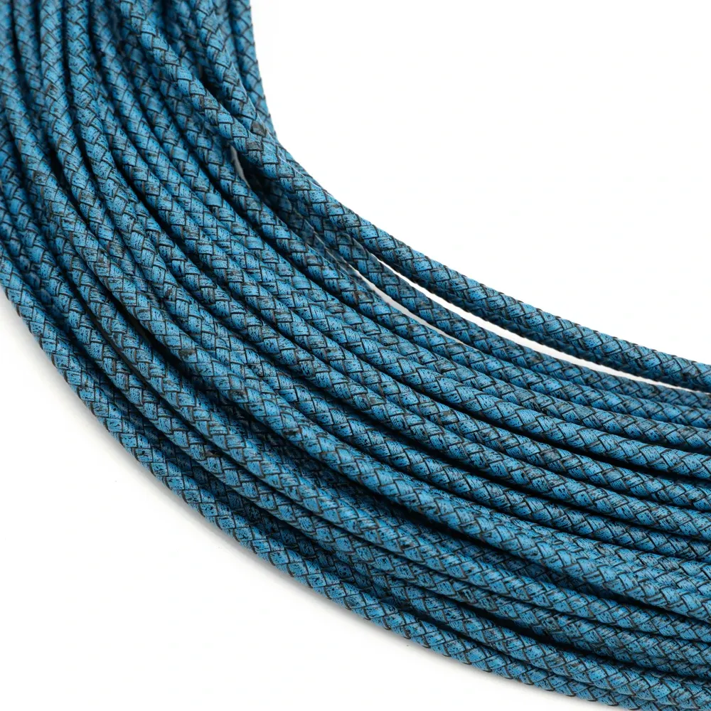 Lederband rund 3 bis 6 mm für Armbänder
