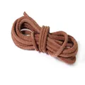 Lederband Wildleder Rindsleder rund 3 mm 2 Meter für DIY Armband – Farbe light brown