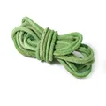Lederband Wildleder Rindsleder rund 3 mm 2 Meter für DIY Armband – Farbe green