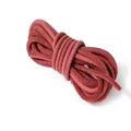 Lederband Wildleder Rindsleder rund 3 mm 2 Meter für DIY Armband – Farbe red