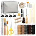 Lederbearbeitungs-Kit mit Knochenfaltwerkzeug – 5
