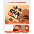 Lederbearbeitungs-Werkzeugset 92 Teile mit Canvas-Tasche – 7