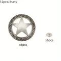 Lederdekorations Schnalle Conchos 10 Stück für Lederhandwerk und Gürtel – 5