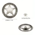 Lederdekorations Schnalle Conchos 10 Stück für Lederhandwerk und Gürtel – 2
