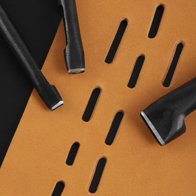 Ledergürtel Lochstanzer oval und länglich für Armband