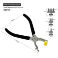 Lederhandwerk Lochstanzwerkzeug Edelstahl für DIY – Farbe A  Rhombus Cutting