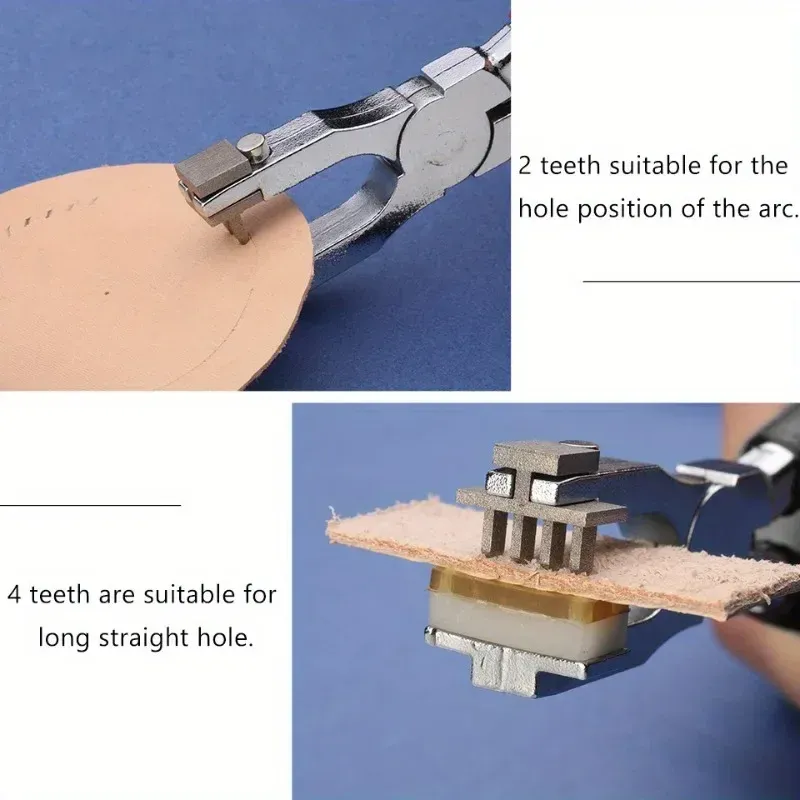 Lederhandwerk Lochstanzwerkzeug Edelstahl für DIY