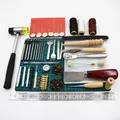 Lederhandwerk Werkzeug-Set 44-teilig zum Nähen – Color Mehrfarbig
