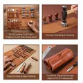 Lederhandwerks-Werkzeugset 92 Teile mit Leinwand-Aufbewahrungstasche – 5