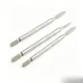 Lederkanten Färbestift Messingkopf Applikator Polierwerkzeug – Farbe 3pcs silver head