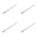 Lederkanten Färbestift Messingkopf Applikator Polierwerkzeug – Farbe 4pcs silver head