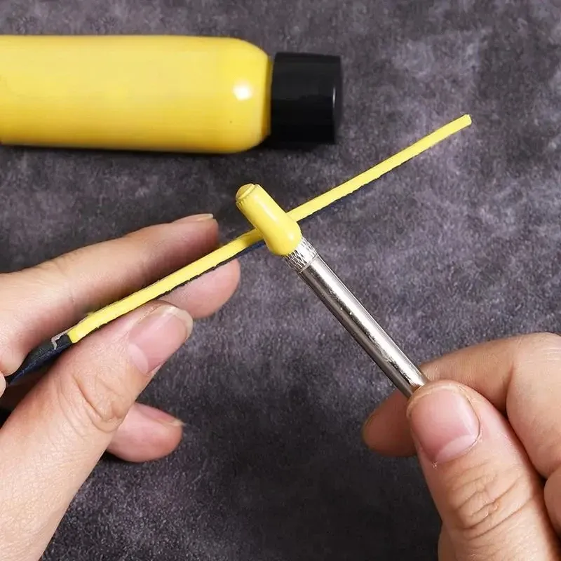 Lederkanten Ölfarbstift Applikator aus Edelstahl