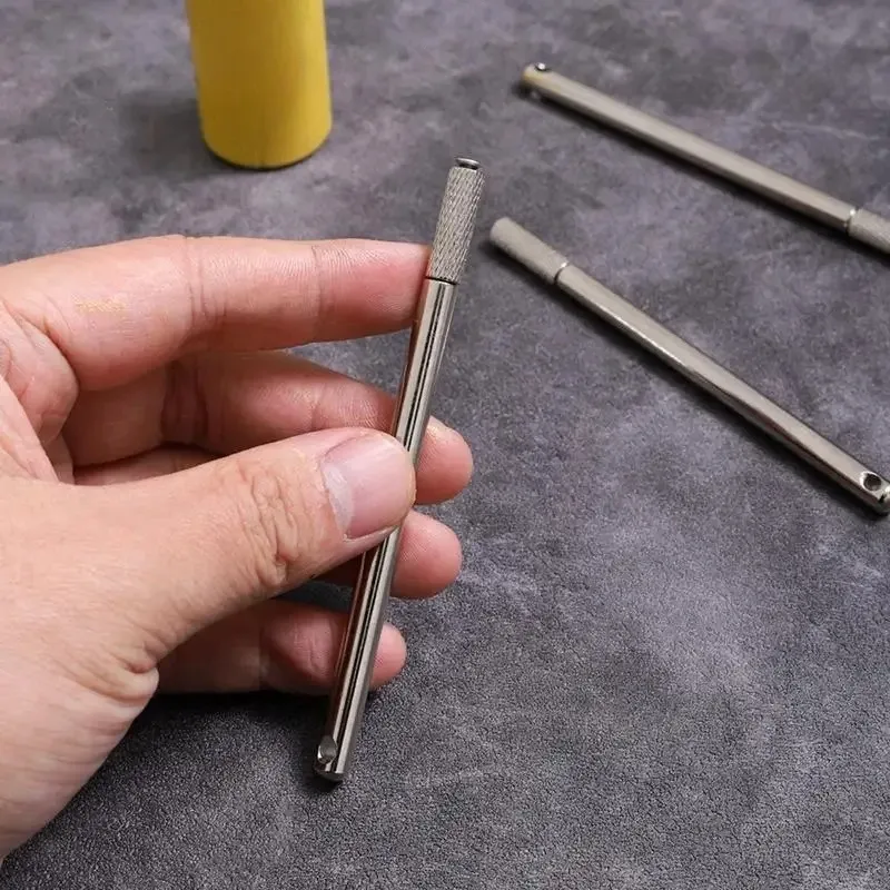Lederkanten Ölfarbstift Applikator aus Edelstahl