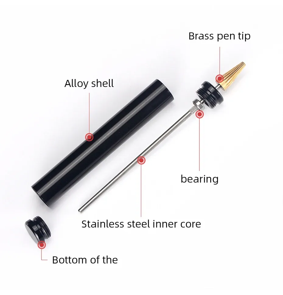 Lederkanten Ölfarbstift Applikator für DIY Lederhandwerk