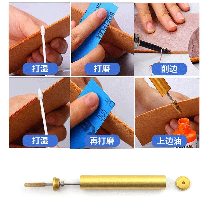 Lederkanten Ölfarbstift Applikator für DIY Lederhandwerk