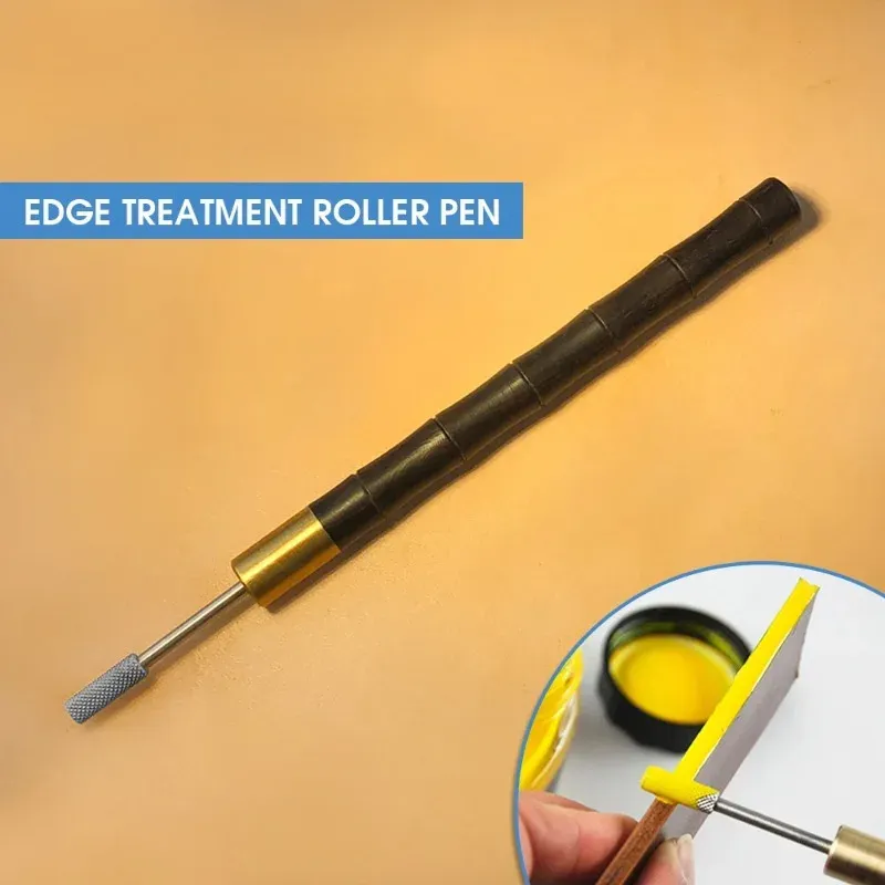 Lederkanten Ölfarbstift Applikator mit buntem Roller
