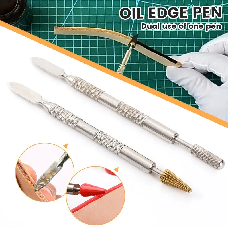 Lederkanten Ölfarbstift Applikator mit Doppel-Kopf 25 mm