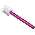Lederkanten Ölfarbstift Applikator mit Farbroller – Color Rose red